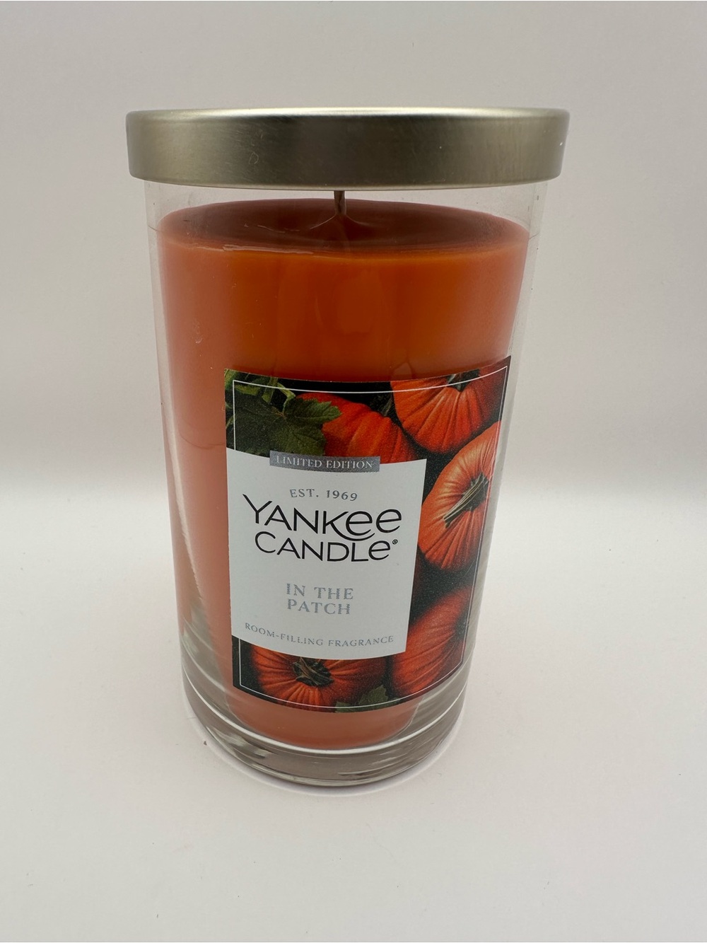 Yankee Candle Orange Glass Jar Candle - In The Patch